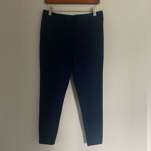 J.McLaughlin Women’s Navy Blue Skinny Slimming Ankle Stretch Pants Size 6